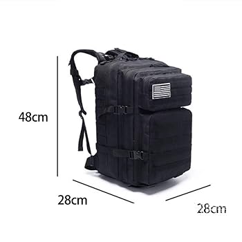 SHOOT バックパック ブラック Amazon.co.jp: 登山バッグ ブラックキャンプハイキングバック