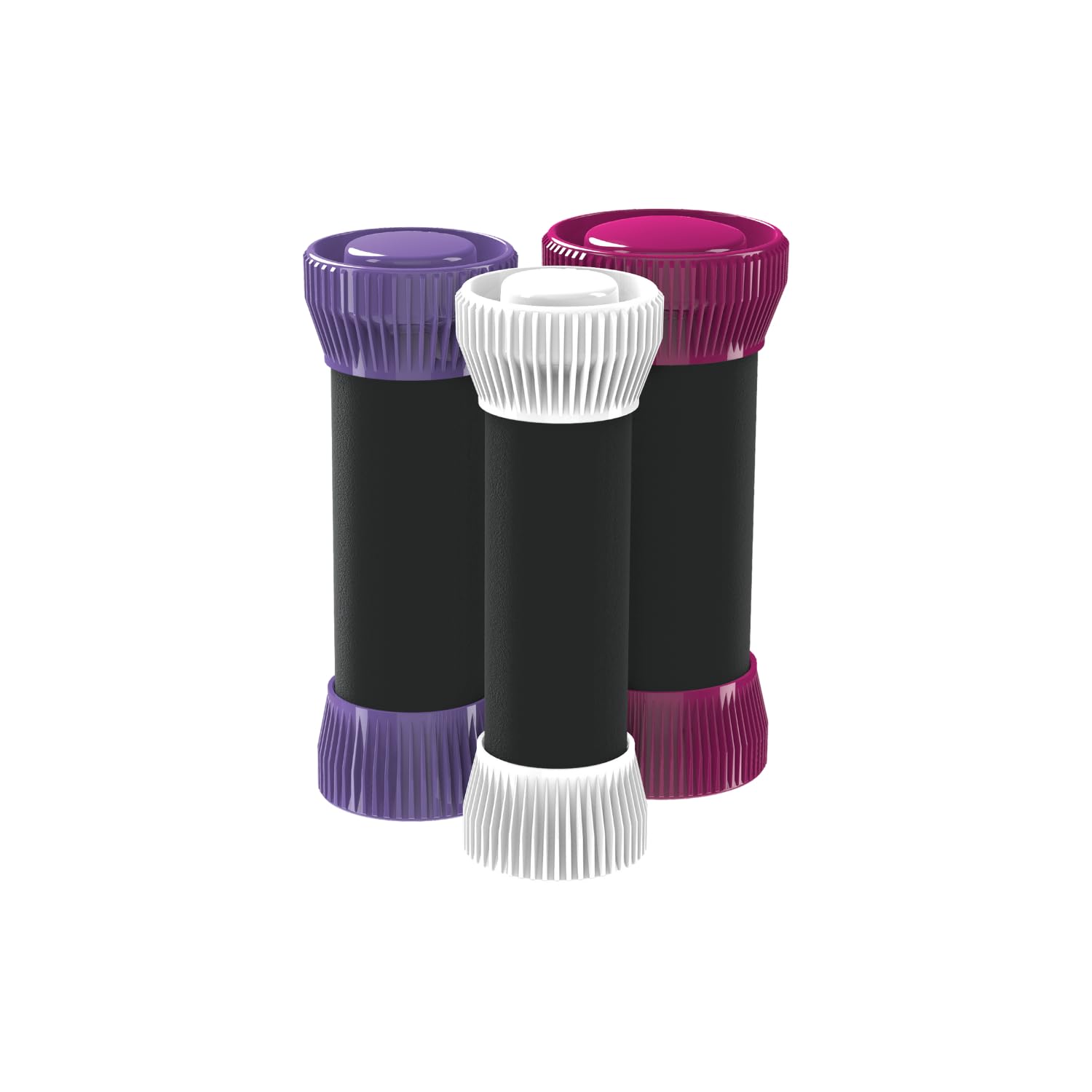 Remington Bigoudis Cheveux [3 styles de Boucles] Ionic Rollers Rose & Noir (Coffret 20 rouleaux de 3 tailles avec pinces et attaches: 20,23 & 27mm, Ionique, Longue Tenue) Bigoudis chauffants H5600