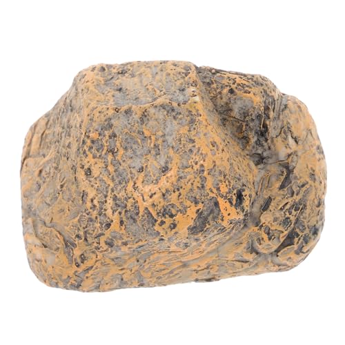 Operitacx Contenitore Da Giardino in Resina Scatola Portachiavi Forma Di Pietra Simulata Per Esterni Contenitore Per Chiavi Di Casa e Piccoli Oggetti Decorazione Da Giardino Pratica e Realis