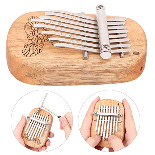 Piano à pouce Kalimba à 8 touches GECKO K-8CA avec mini instrument de percussion en bois de camphre à trou de suspension - Les Beatles, Paul McCartney, John Lennon, RIngo Starr, George Harrison Piano à pouce Kalimba à 8 touches GECKO K-8CA avec mini instrument de percussion en bois de camphre à trou de suspension – Image 8