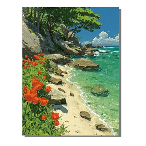 G i hG (t[X) l̎q̂߂̃Mtg ŃyCg SҌ LbgŃyCg fW^G  30x40cm uVƃANG̋Ă܂ DIY Paint by Numbers rO[ CeA 