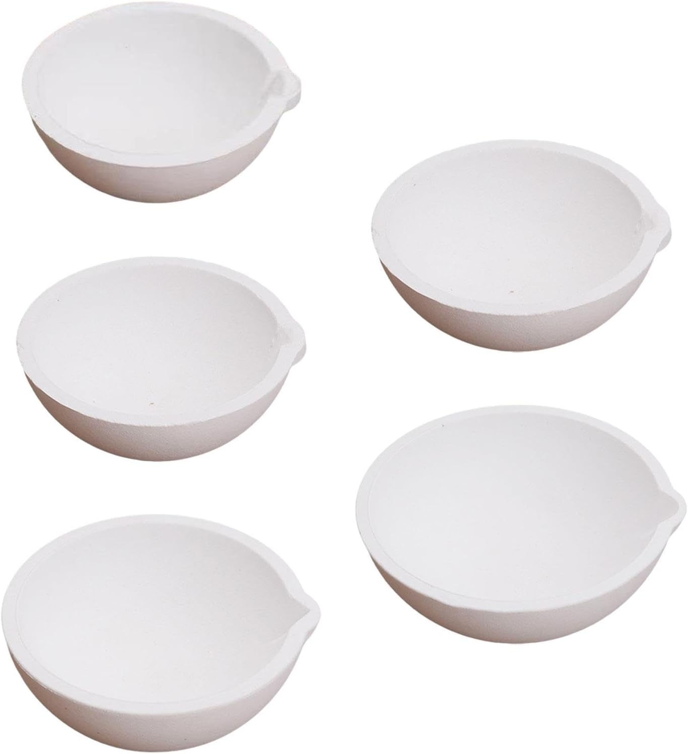 Ceramic Crucible High Temperature Dish Cup Furnace for Casting Melting Brass 500g