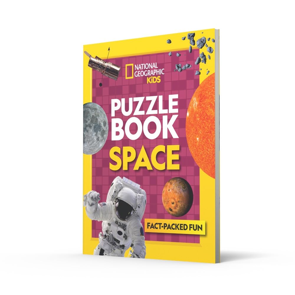 Puzzle Book Space: Brain-tickling quizzes, sudokus, crosswords and wordsearches (National Geographic Kids Puzzle Books) image 2