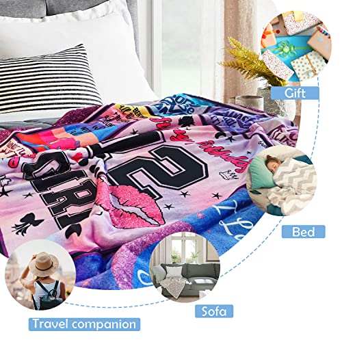 Lviliss 12 Year Old Girl Birthday Gifts, 12 Year Old Girl Gifts Ideas, Gifts For 12 Year Old Girls, 12Th Birthday Gifts For Girls, 12Th Birthday Decorations For Girls Throw Blanket 50”X60” #TOP4