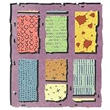 Sizzix Thinlits Stanzenset mit Stempeln, Sucher von Seth Apter, 2 Stanzformen und 6 Gummistempeln