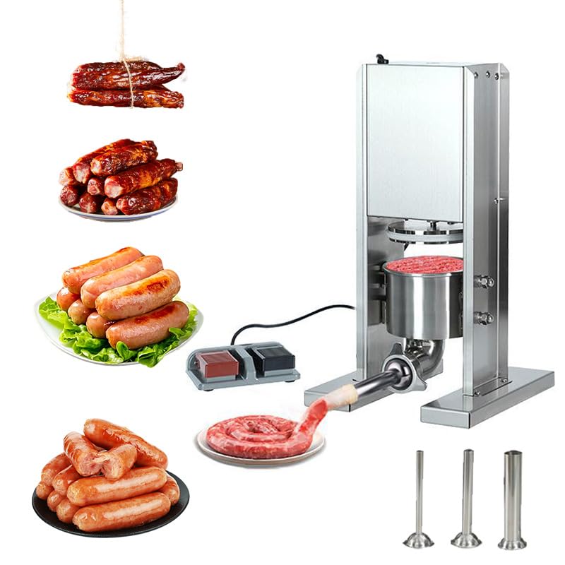 Machine à saucisse électrique en acier inoxydable de 2L avec force de 1000N