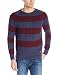 Dickies Men's Allover Rugby-Stripe Crew-Neck Sweater