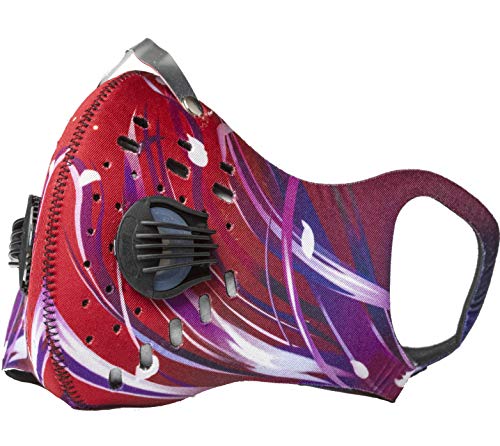 ECO-GEAR Anti Pollution Face Mask with Military Grade Activated Carbon Protection | Anti Smoke, Exhaust Gas, Dust, Pollen | Running, Walking, Cycling and other Outdoor Activities (Fire Breaker)