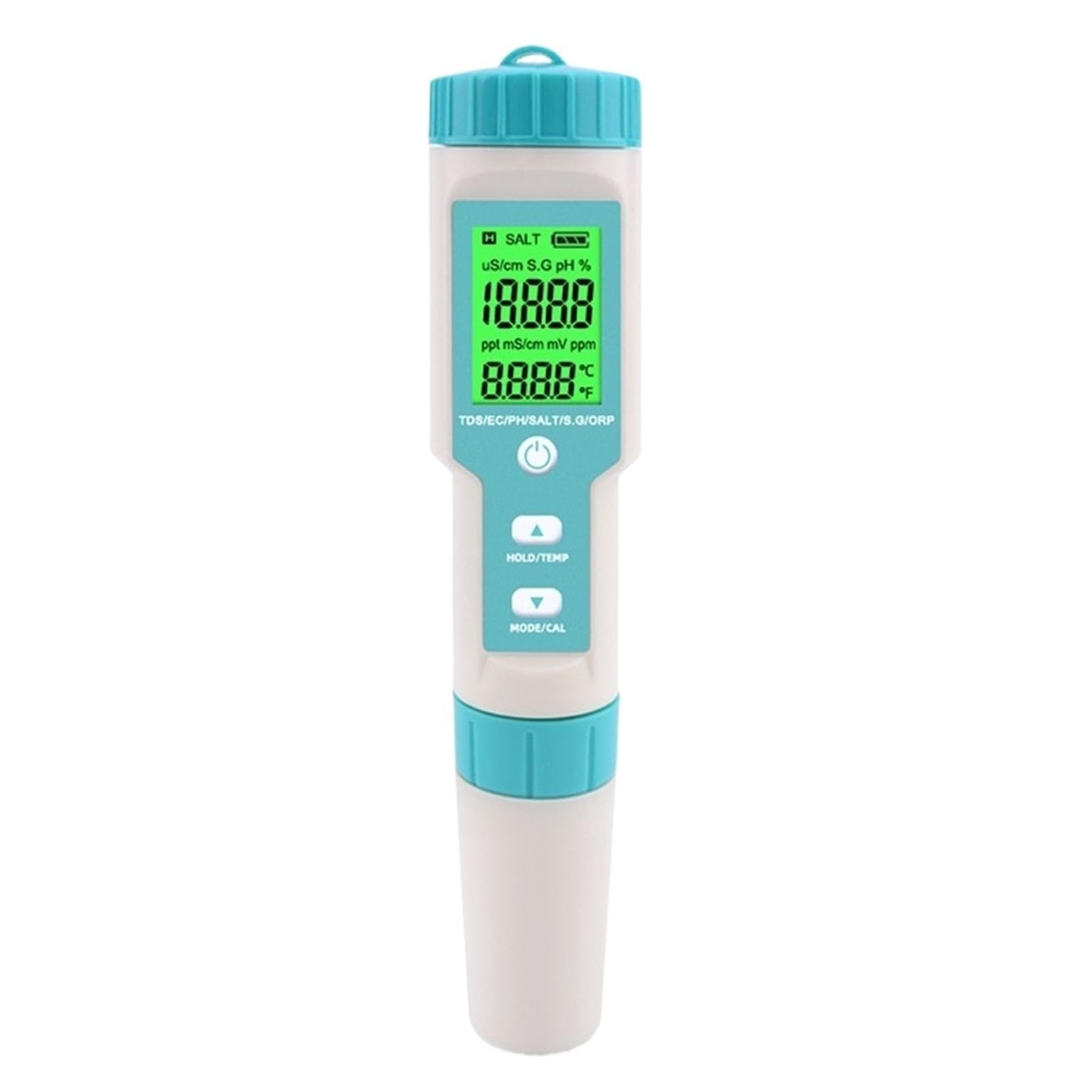 7 en 1 PH/TDS/EC/ORP/salinité/S. G/compteur de température C-600 testeur de qualité de l'eau for l'eau potable, ph-mètre d'aquarium