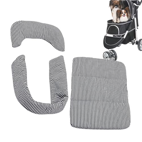 Oreiller de couchage pour chat en poussette lors des balades en plein air