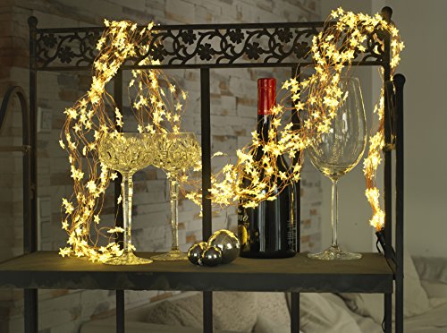 Konstsmide 6371-160 LED stelle argento, plastica