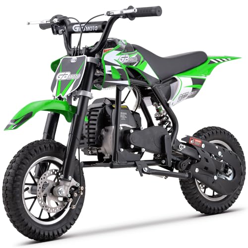 AOEMOE Kids 50cc Gas Dirt Bike 8-14, 2 Stroke, Max 165 Lbs