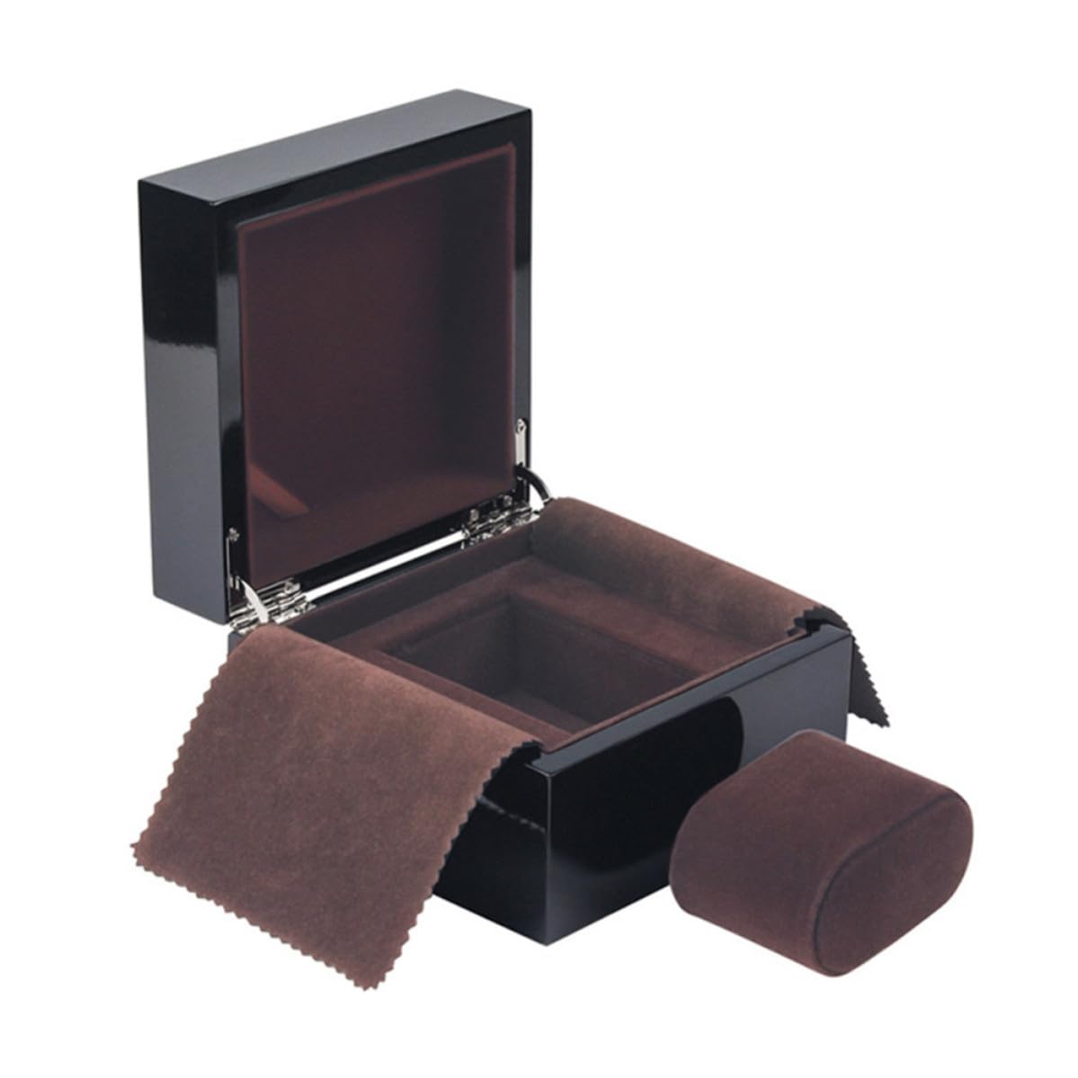 ABOOFAN Vitrina para Relojes Negra de Madera, Exhibición y Almacenamiento