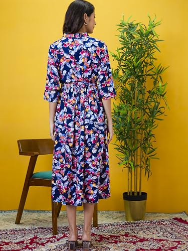 Image of AV2 Women's Rayon Relaxed Fit A Line Maternity Wear