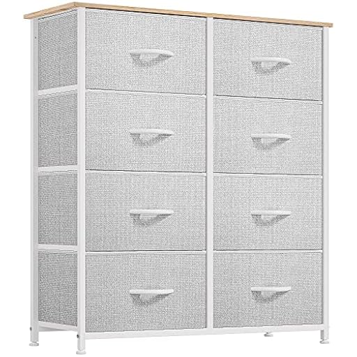 YITAHOME Cajonera para Armario,Unidad de Almacenamiento, de Tela, con 8 cajones,Cajones de Tela con Parte de Madera,Gris Claro | Ya disponible en tu tienda friki favorita! En mundofriki.es! YITAHOME Cajonera para Armario,Unidad de Almacenamiento, de Tela, con 8 cajones,Cajones de Tela con Parte de Madera,Gris Claro | Ya disponible en tu tienda friki favorita! En mundofriki.es!