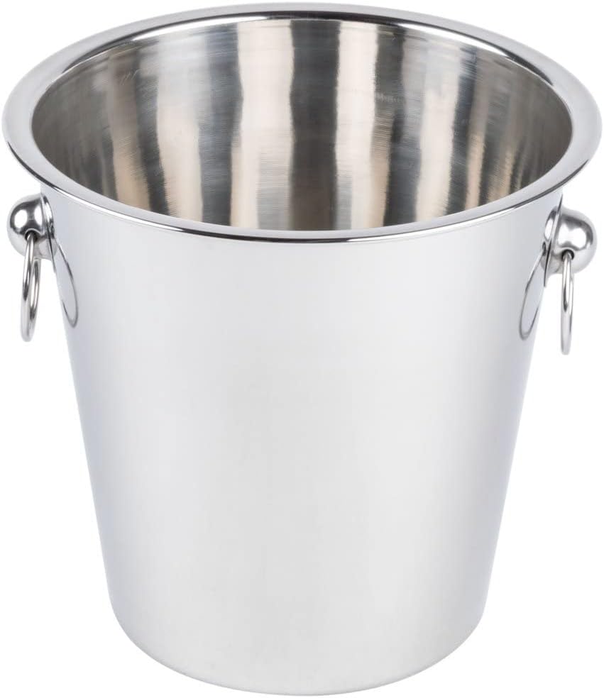 Rudra exports Stainless Steel Champagne Bucket, Wine, Ice Bucket, 3850 ml, Silver