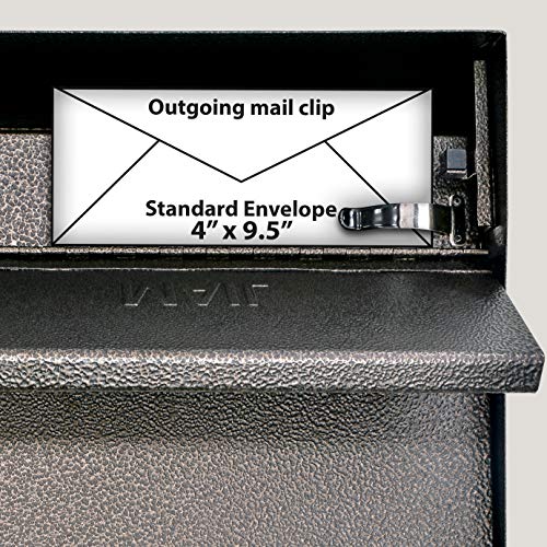 Mail Boss 7164 Metro, Bronze High Capacity Wall Mounted Locking Security Mailbox #TOP5