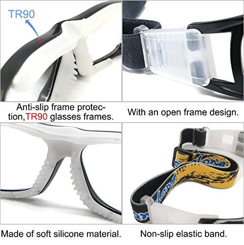 Óculos de esportes profissionais Óculos de proteção de segurança Óculos de basquete para homens e ju