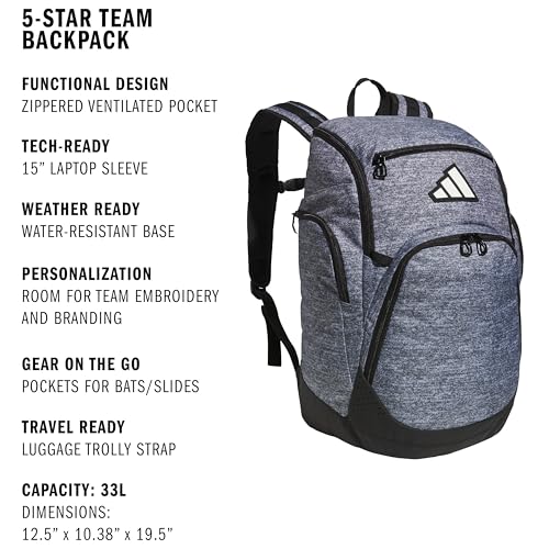 5-Star 2.0 Team Backpack for multi-sport practice, travel and game-day.2
