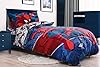 Jay Franco Marvel Spiderman Burst 4 Piece Twin Bed Set - Includes Reversible Comforter & Sheet Set - Bedding - Super Soft Fade Resistant Microfiber - (Official Marvel Product) #1