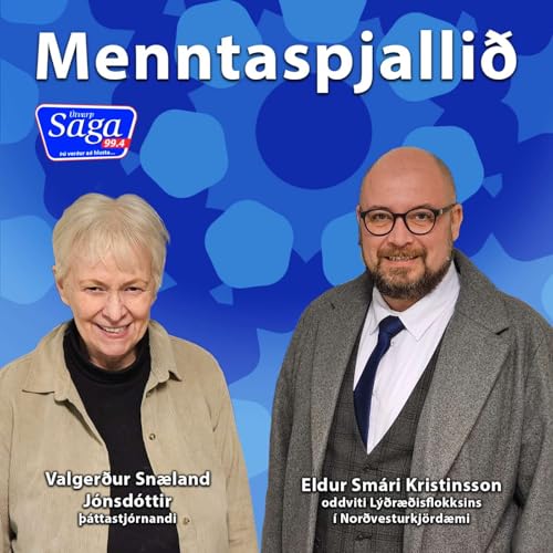 Eldur Sm&aacute;ri Kristinsson r&aelig;&eth;ir um mikilv&aelig;gi verndun &iacute;slenskunnar copertina