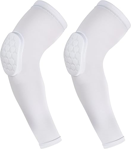 Miniatura 10 de GUOZI Coderas de brazo 2 unidades, coderas de brazo a prueba de golpes para jóvenes y adultos, deportes, fútbol, baloncesto, voleibol