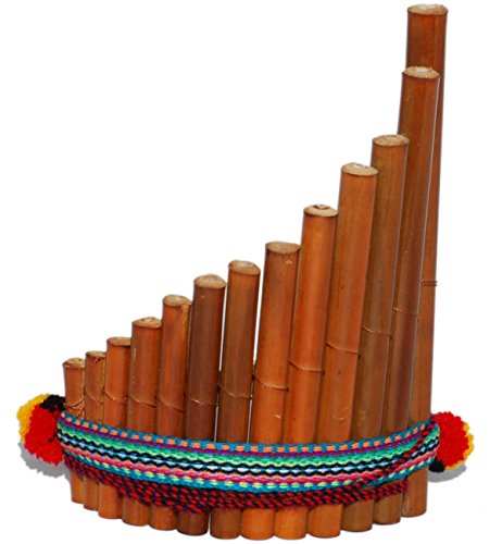 Tumi Latin American Crafts - Flauta de pan (13 tubos, forma curvada)
