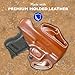 DeSantis 001TAE1Z0 RH Tan Thumb Break Scabbard Holster for Glock 26,27,33