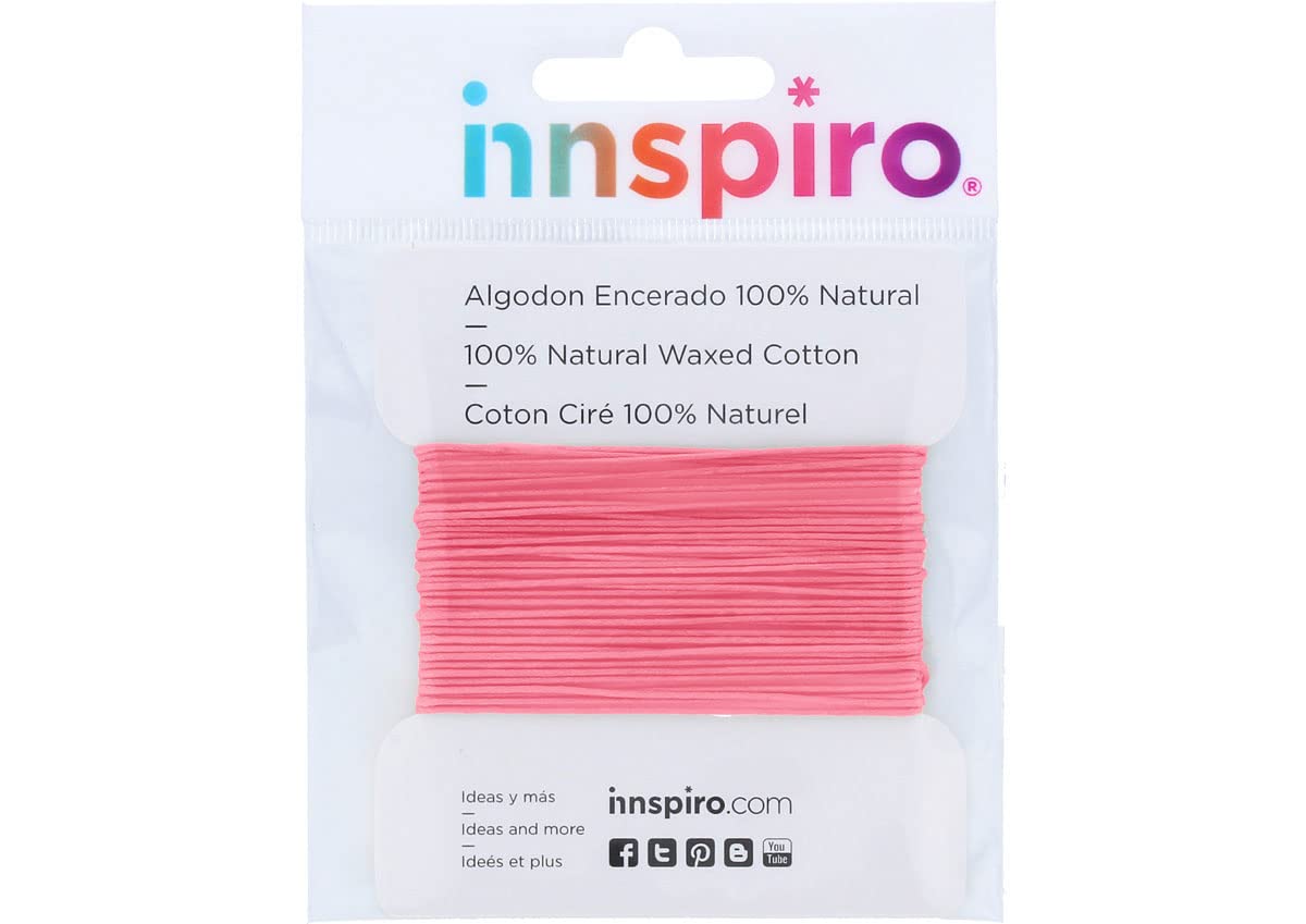 INNSPIRO Fine Waxed Cotton Cord, 2 mm, 5 m.
