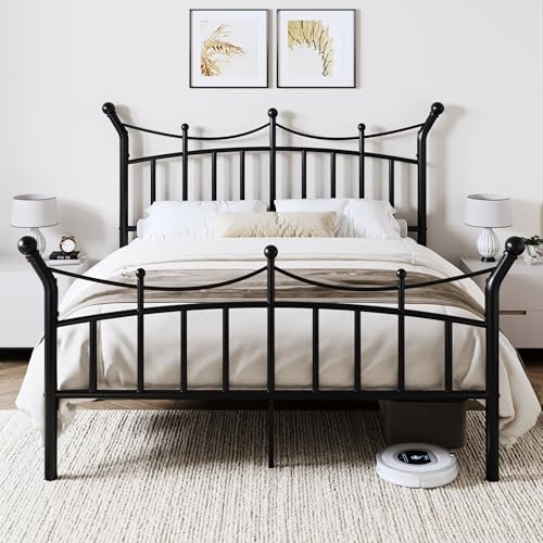 Allewie 14 Inches Queen Size Metal Platform Bed Frame with