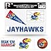 Rico RSD310101 Kansas University Removable Wall Decor Set (8.5