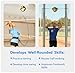 MOTOMY™ Volleyball Training Equipment Aid ‘VolleyPal’ – Solo Rebounder Trainer for Serve, Spike, Set & Pass; Indoor and Outdoor Practice Gear Gifts for Beginners & Experts