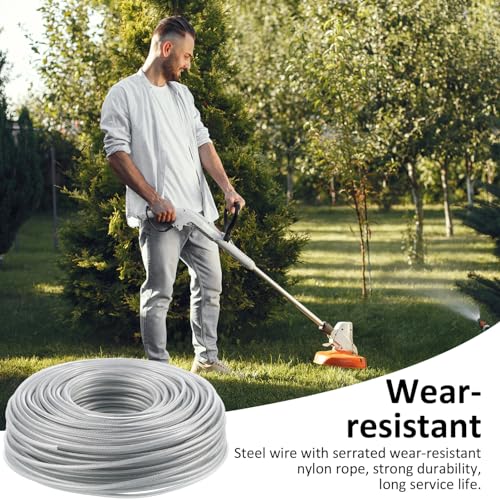 Hilo de nailon para desbrozadora de alta flexibilidad para césped 4