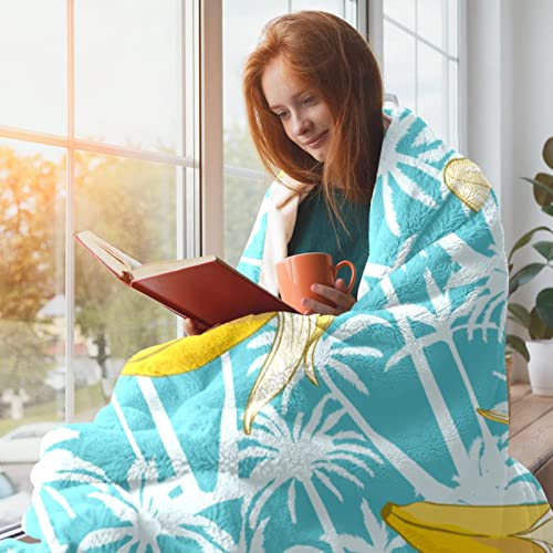 Couverture polaire banane pour des nuits douillettes - 7