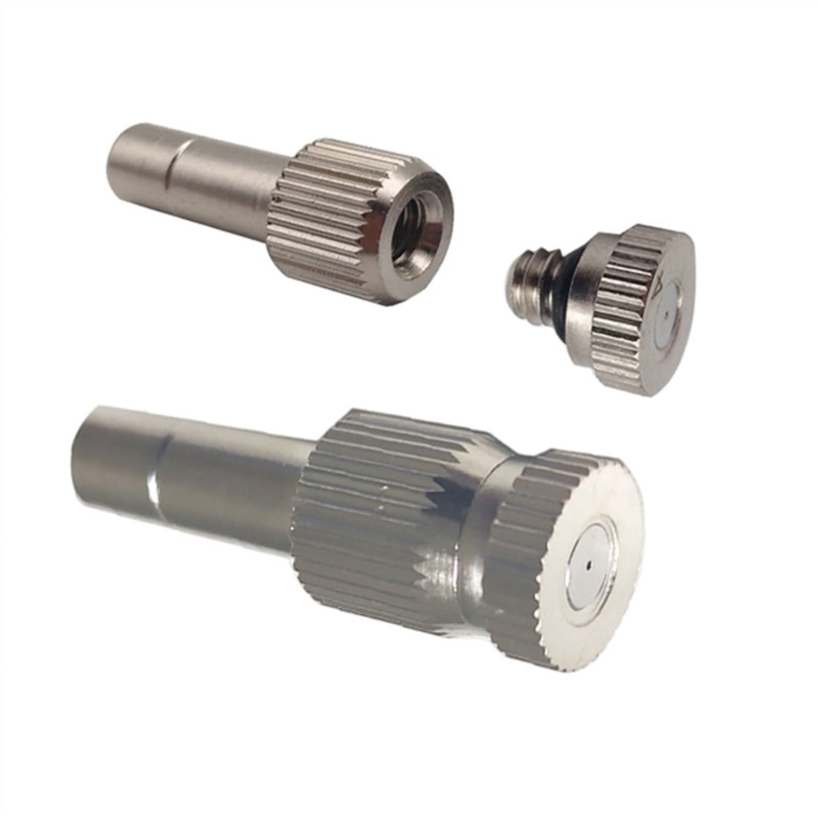 Boquilla de pulverización de Alta presión, Boquilla atomizadora de latón, Paquete de 10 boquillas de nebulización de Baja presión para refrigeración de Jardines de 0,1 a 0,6 mm (0,3 mm).