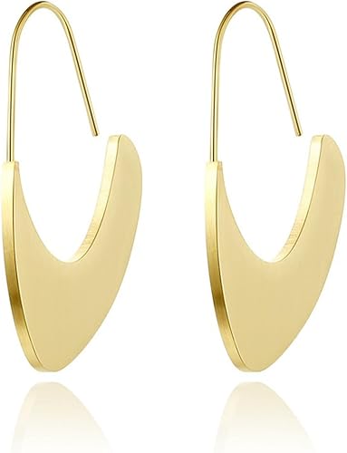 Vista 39 de OUXi Aretes de plata de ley 925 para mujer, hipoalergénicos con orejas sensibles