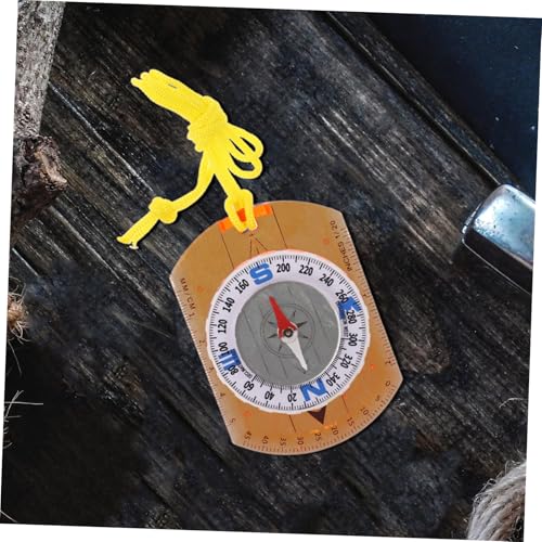 Brújula de supervivencia portátil BESPORTBLE para camping miniatura 5