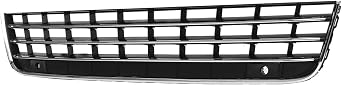 Car Front Bumper Lower Grille Grill Air Intake Chrome Trim Compatible for VW -Touareg 2011 2012 2013 2014 7P6853671E