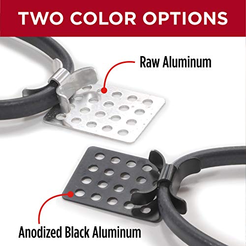 Heat Cable Roof Clip for Securing Ice Dam Heat Tape and Heat Cable to Roofs (25 Pack) (Aluminum)