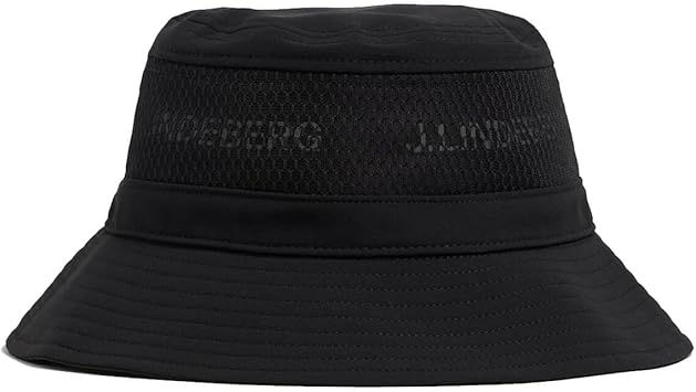 J. Lindeberg Denver Bucket Golf Hat - Black One Size