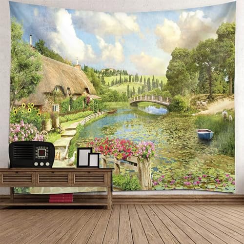 Tenture Murale Vert Paysage Naturel 150x150 : Retrouvez la Paix de la Nature