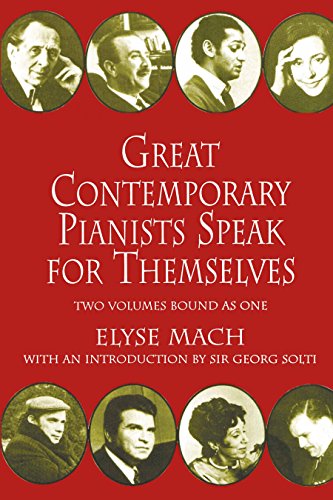 Great Contemporary Pianists Speak For Themselves Dover Books On Music Kindle Edition By Mach Elyse Arts Photography Kindle Ebooks Amazon Com