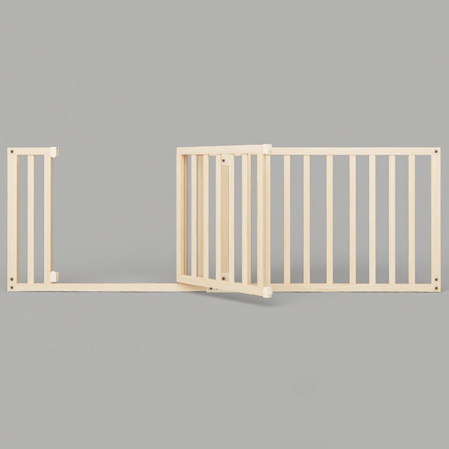 Extra Long Wooden Bed Guard Sturdy Swing Down Bed Rails for Solid