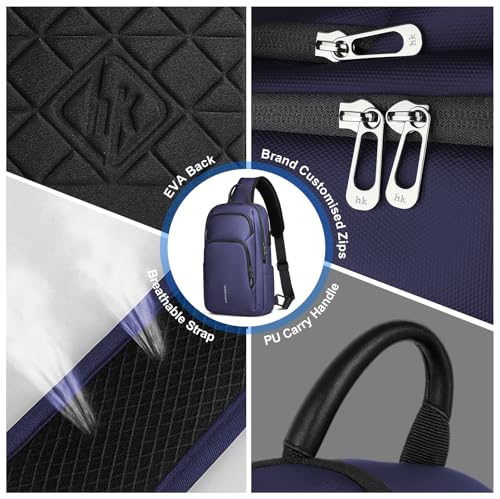 Bolso bandolera hombre hk con acabados duraderos y diseño ergonómico 6