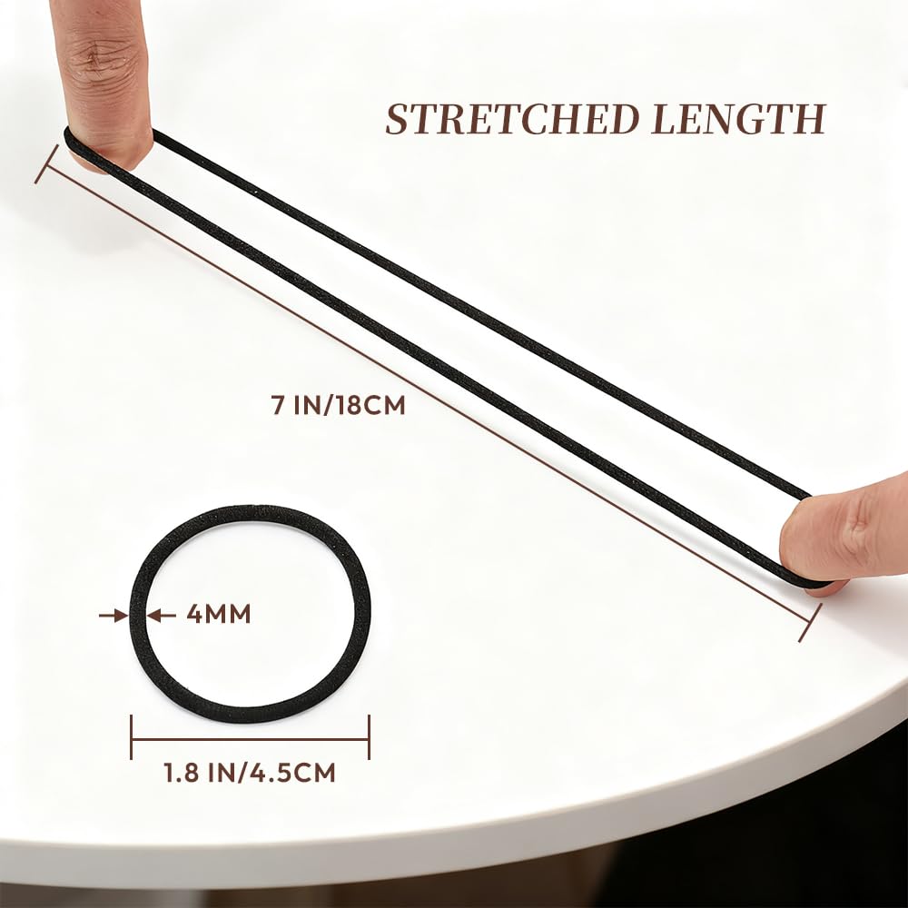 Elastic Hair Ties Hair Bands 4mm Ties Bands For Hair Braids