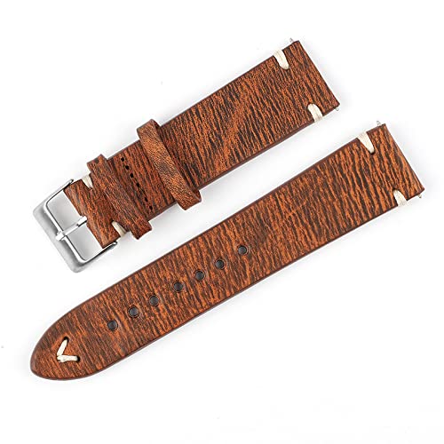Bande de montre de remplacement en cuir pour remplacer un bracelet usé sans aucun outil