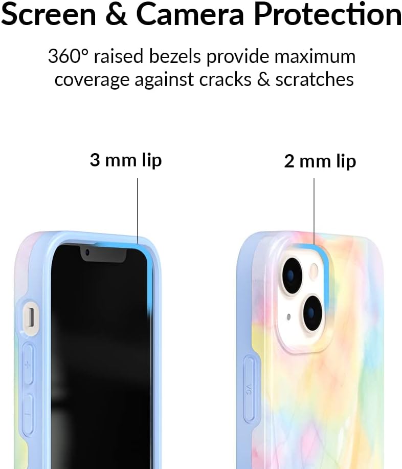 VELVET CAVIAR for iPhone 13 Mini Case Colorful Pastel Tie Dye - Compatible with MagSafe [10ft Drop Tested]
