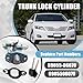 Trunk Lock Cylinder Compatible with Toyota Camry 2007 2008 2009 2010 2011 Replace for 69055-06070 6905506070 Trunk Car Door Locks Key Cylinder