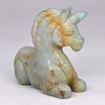 jesse#22様専用】天然石トロレアイトのユニコーン 置物NO.112117 jesse#22様専用】天然石トロレアイトのユニコーン 置物NO.112117