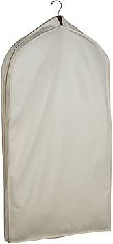 review Acid-Free Muslin Suit Garment Bag 42 with Padded Strut Hanger for Archival Storage